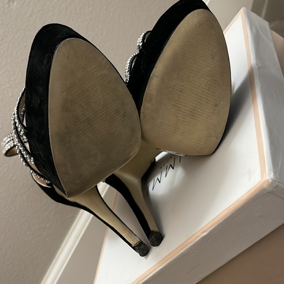 SIMMI LONDON Platform Rhinestone Heels - Picture 4 of 5